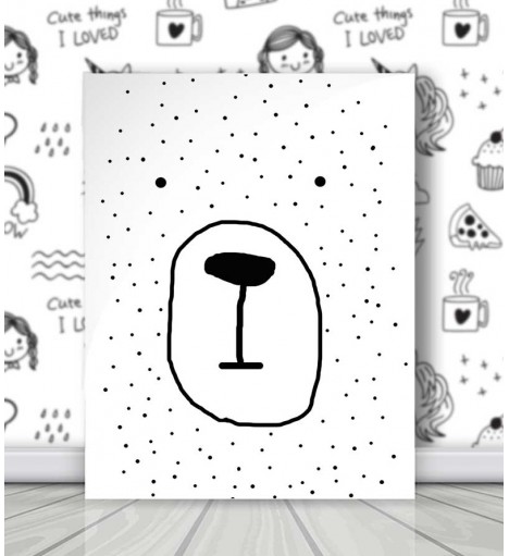 Urso Cute Minimalista