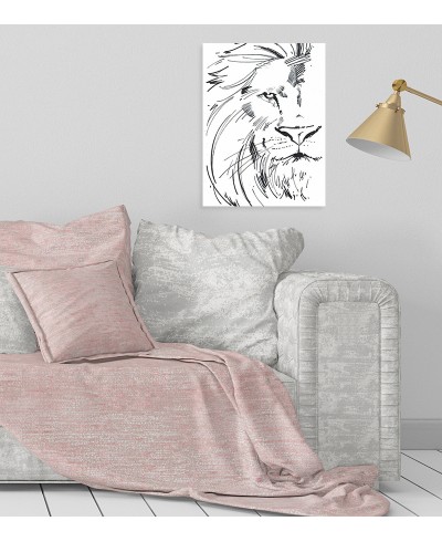 Leão Desenho Minimalista