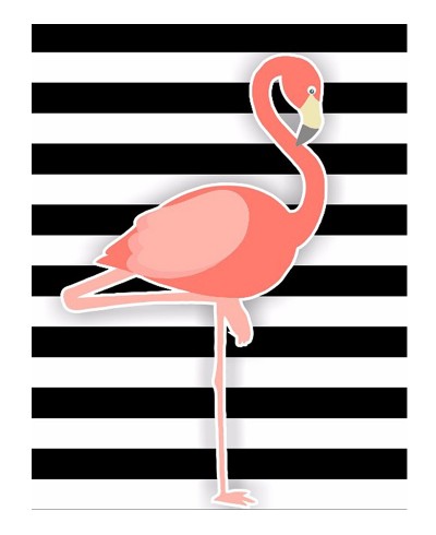Flamingo Minimalista