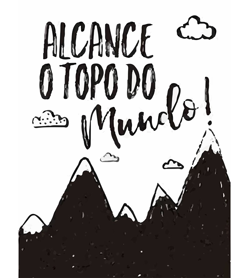 Desenho Montanhas Minimalista