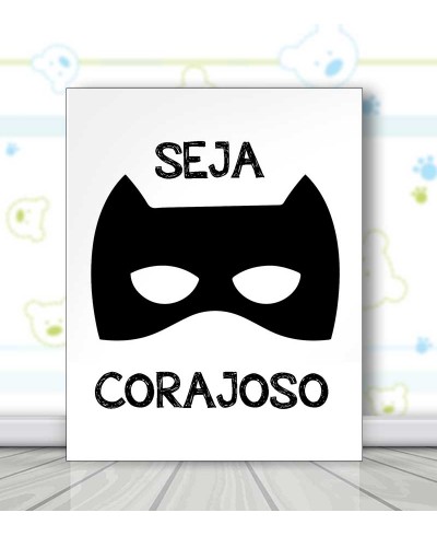Super Herói Corajoso Minimalista