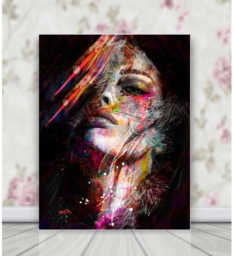 Mulher Arte Abstrata