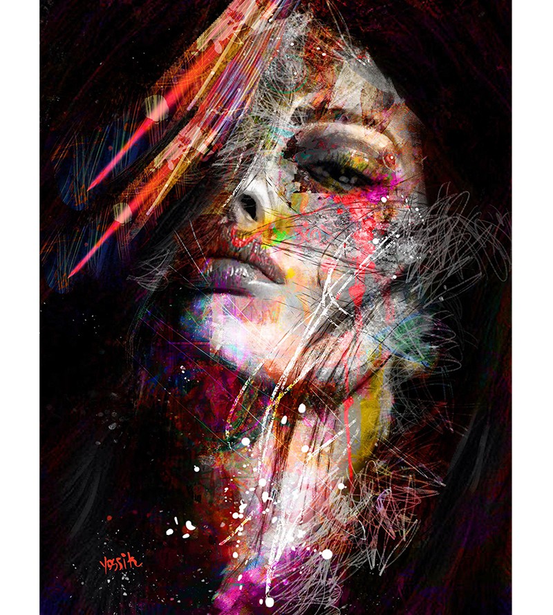 Mulher Arte Abstrata