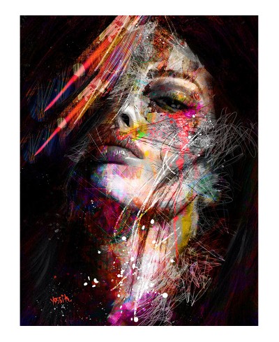 Mulher Arte Abstrata