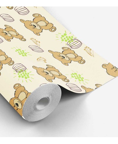 Papel de Parede Ursinho Fofinho Bebê