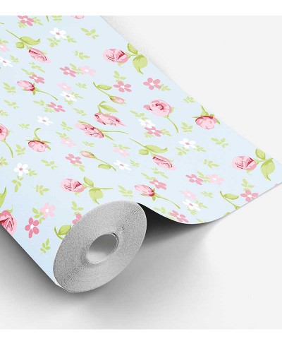 Papel de parede Delicado Romântico Bebê Flores Papel de parede Delicado Romântico Bebê Flores