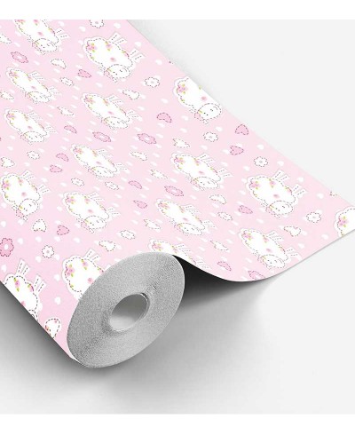 Papel de Parede Bebê Carneirinhos Rosa Papel de Parede Bebê Carneirinhos Rosa
