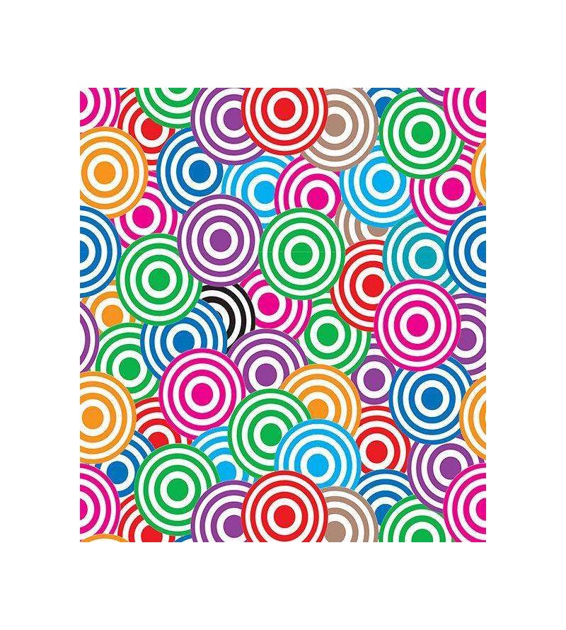 Papel de parede em cores variadas - Retro 13