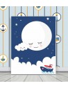 Lua Nuvem Azul Cute