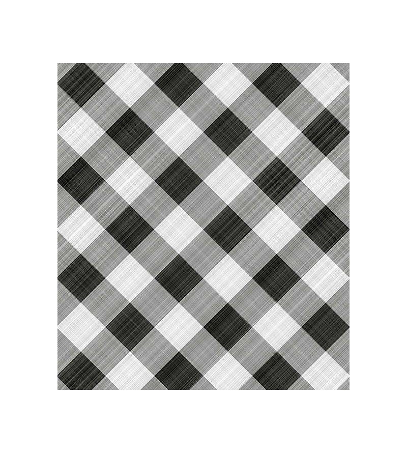 Papel de Parede Diamond Xadrez Gray