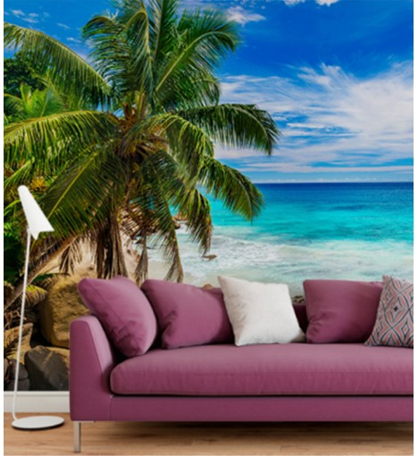 Papel de Parede Foto Mural Paisagem Praia