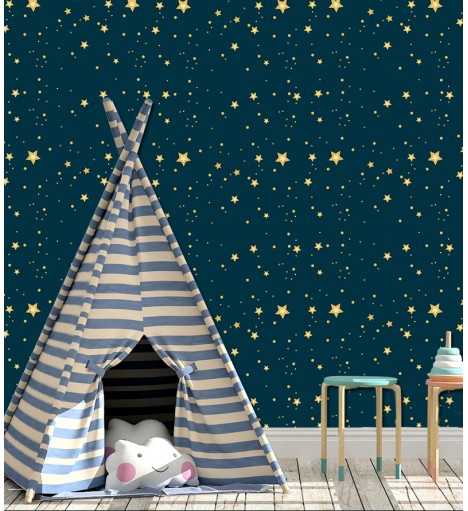 Papel de parede estrelas céu noite