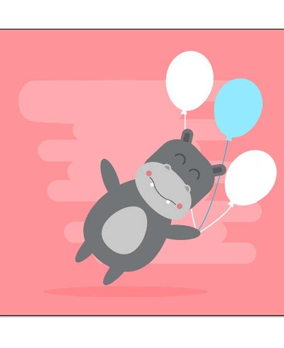 Quadro Hipopótamo Baby