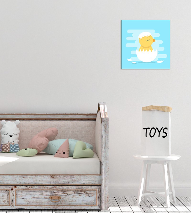 Quadro Bebê Pássaro