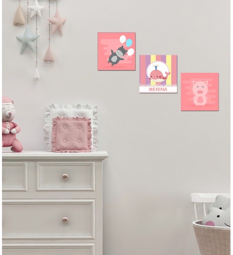 Kit Pôsteres Quarto de Bebê