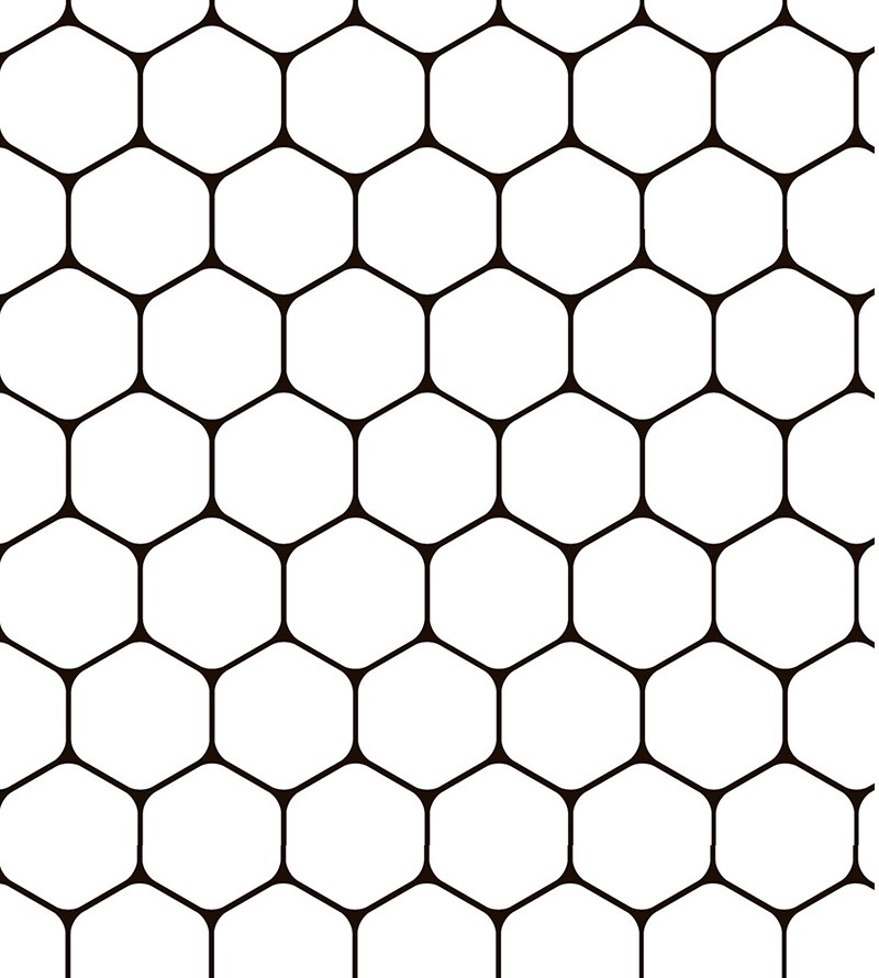 Papel de Parede Hexágono Geométrico