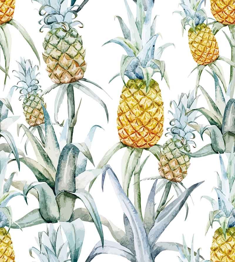 Papel de Parede Fotomural Abacaxi