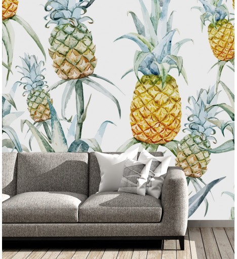 Papel de Parede Fotomural Abacaxi