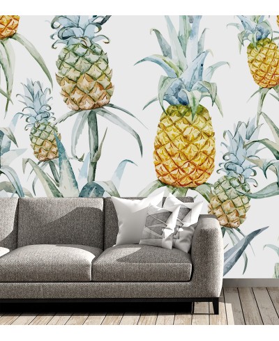 Papel de Parede Fotomural Abacaxi
