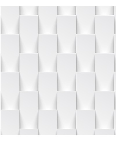 Papel de Parede Geométrico 3D Moldura Gesso Tijolinho Papel de Parede Geométrico 3D Moldura Gesso Tijolinho