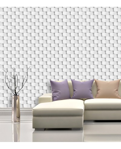 Papel de Parede Geométrico Ladrilho 3D Papel de Parede Geométrico Ladrilho 3D