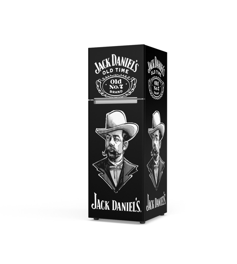 Adesivo de Geladeira Envelopamento whisky Jack Daniel's