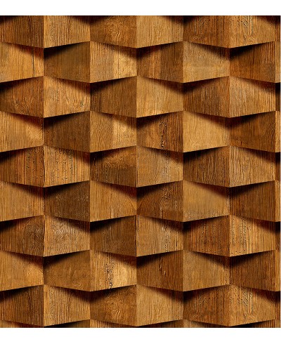 Papel de Parede Madeira Robusta Rústica 3d