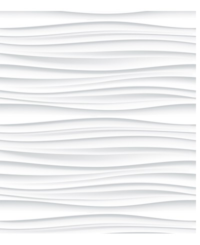 Papel de Parede Ondas Horizontais 3d tons de cinza e branco