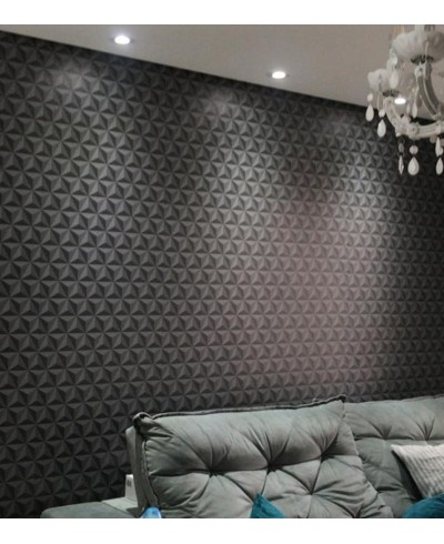 Papel de Parede Triângulo 3D com tom de preto