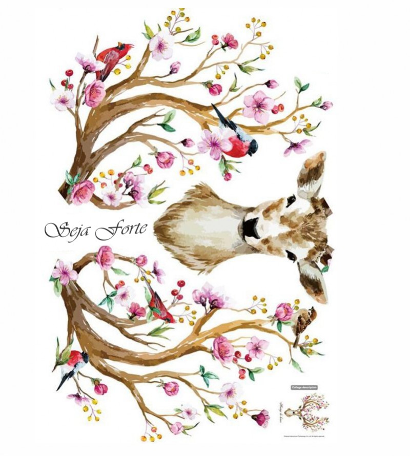 Adesivo Cervo motivacional