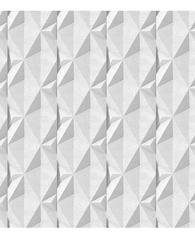 Papel de Parede Triangular 3d Cinza e Branco Papel de Parede Triangular 3d Cinza e Branco