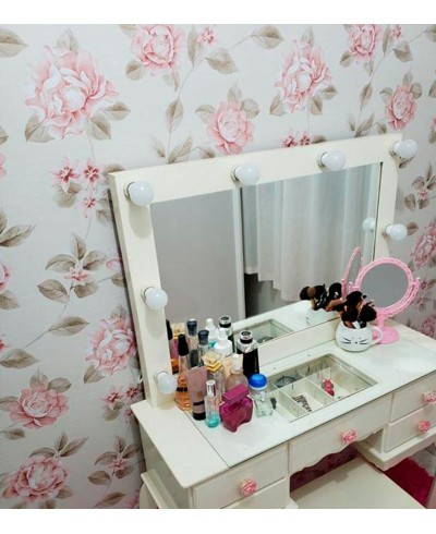 Papel de parede em tons bege, cinza e rosa - Dream 19