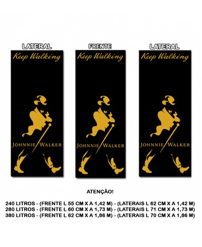 Adesivo de Geladeira Johnnie Walker Adesivo de Geladeira Johnnie Walker