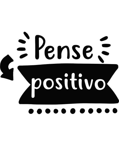 Adesivo Pense Positivo