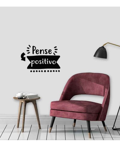 Adesivo Pense Positivo