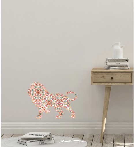 Adesivo Leão Paisley