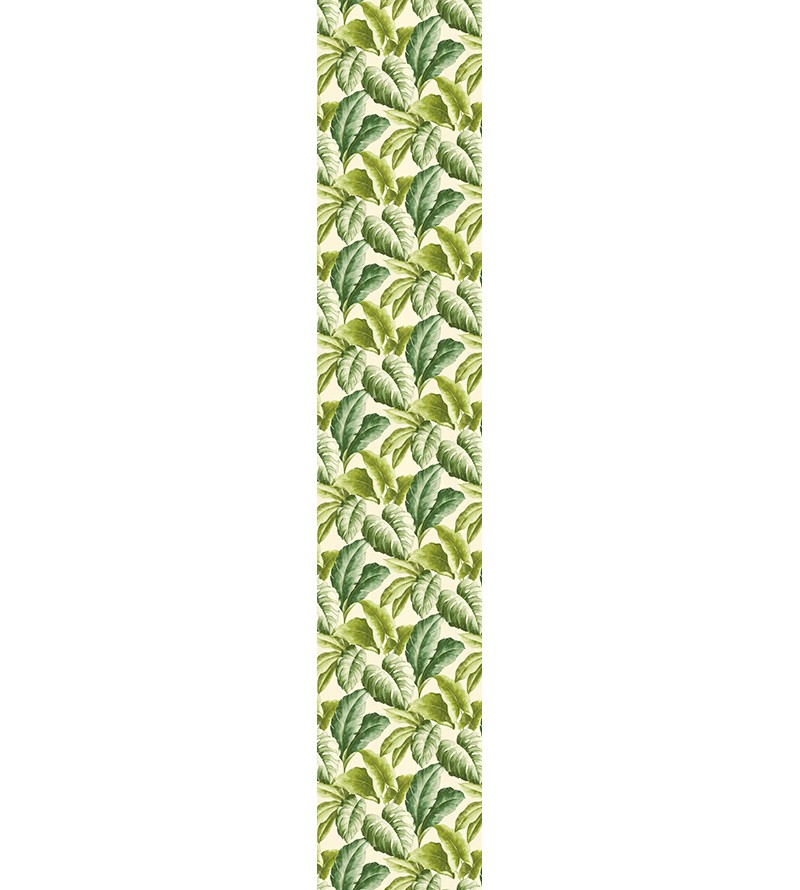 Papel de Parede Folhagem Tropical Folhas Verdes
