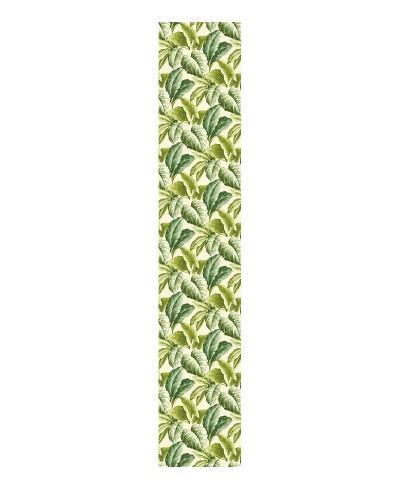 Papel de Parede Folhagem Tropical Folhas Verdes