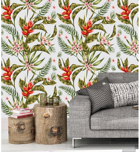 Papel de Parede Folhas De Bali