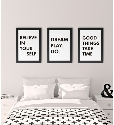 Kit Quadros Believe In Yourself, Dream Play Do, Good Things Take Time
