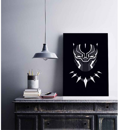 Quadro Decorativo Pantera Negra