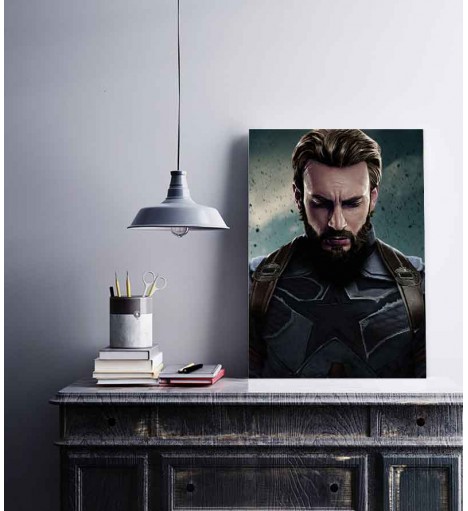 Quadro Capitão américa Guerra Infinita