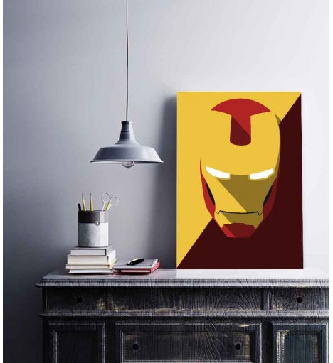 Pôster Decorativo Homem de Ferro Art Pop