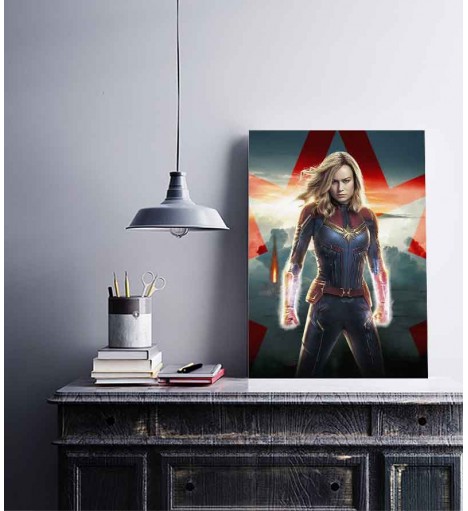 Pôster Decorativo Capitã Marvel