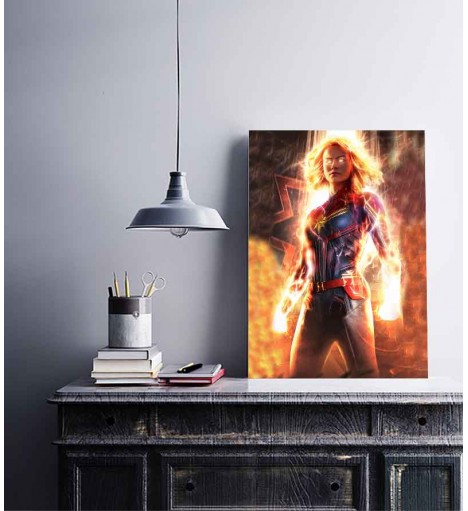 Pôster Heroína Capitã Marvel