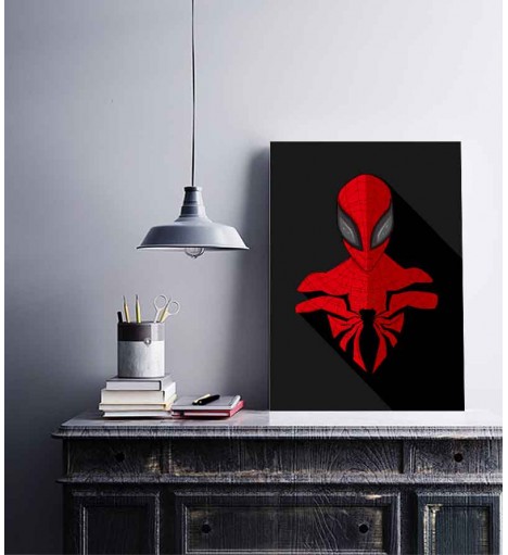 Quadro Decorativo Spider Man Minimalista