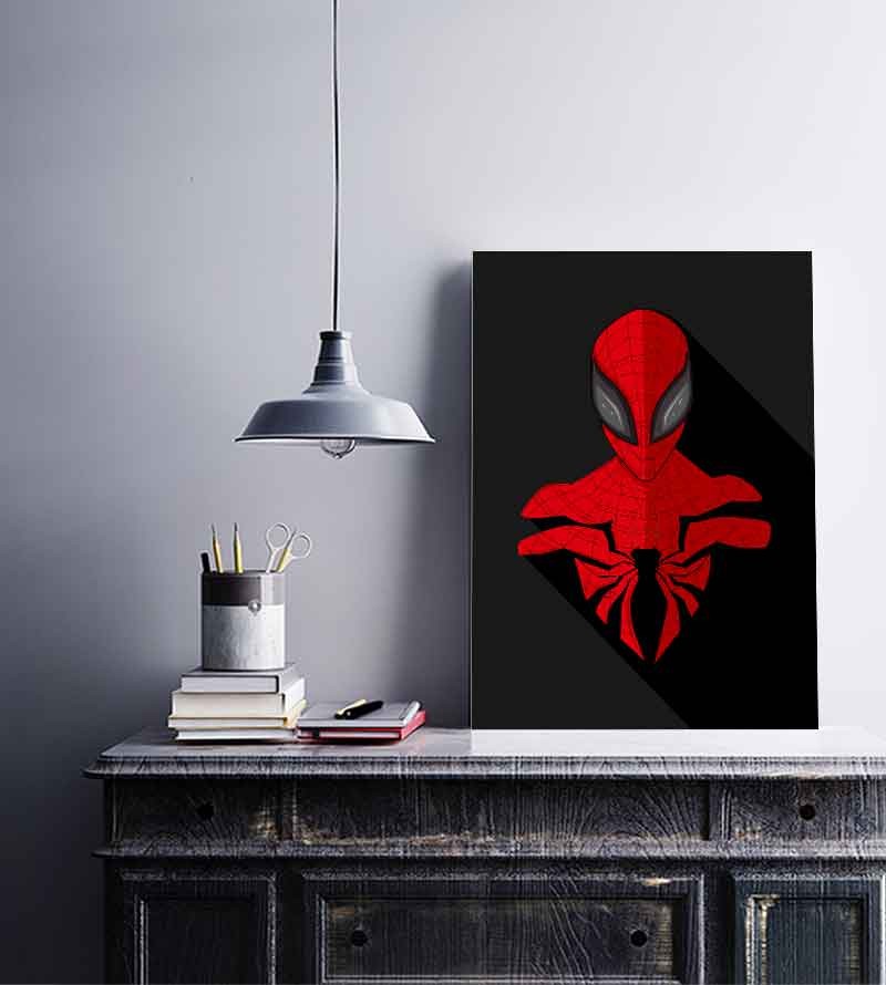 Quadro Decorativo Spider Man Minimalista