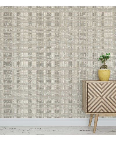 Papel de parede contemporâneo estilo tecido