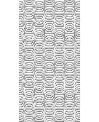 Papel de Parede 3D ondas com efeito de sombras em Tons de branco e cinza Papel de Parede 3D ondas com efeito de sombras em Tons de branco e cinza