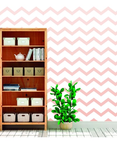 Papel de parede Chevron nude degradê Papel de parede Chevron nude degradê